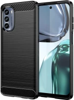 Techsuit - Carbon Silicone - Motorola Moto G62 - Black