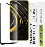Techsuit - 111D Full Cover / Full Glue Glass - Xiaomi Poco M3 / Redmi 9 Power / Redmi 9T - Black