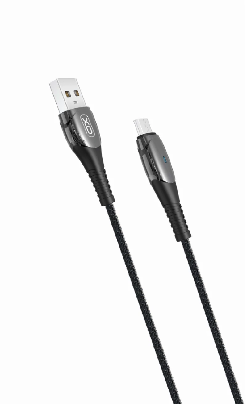 XO NB145 Intelligent Power Off USB to Micro-USB Cable 1m, Black
