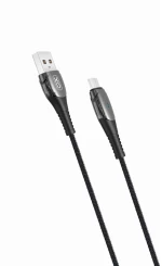 XO NB145 Intelligent Power Off USB to Micro-USB Cable 1m, Black