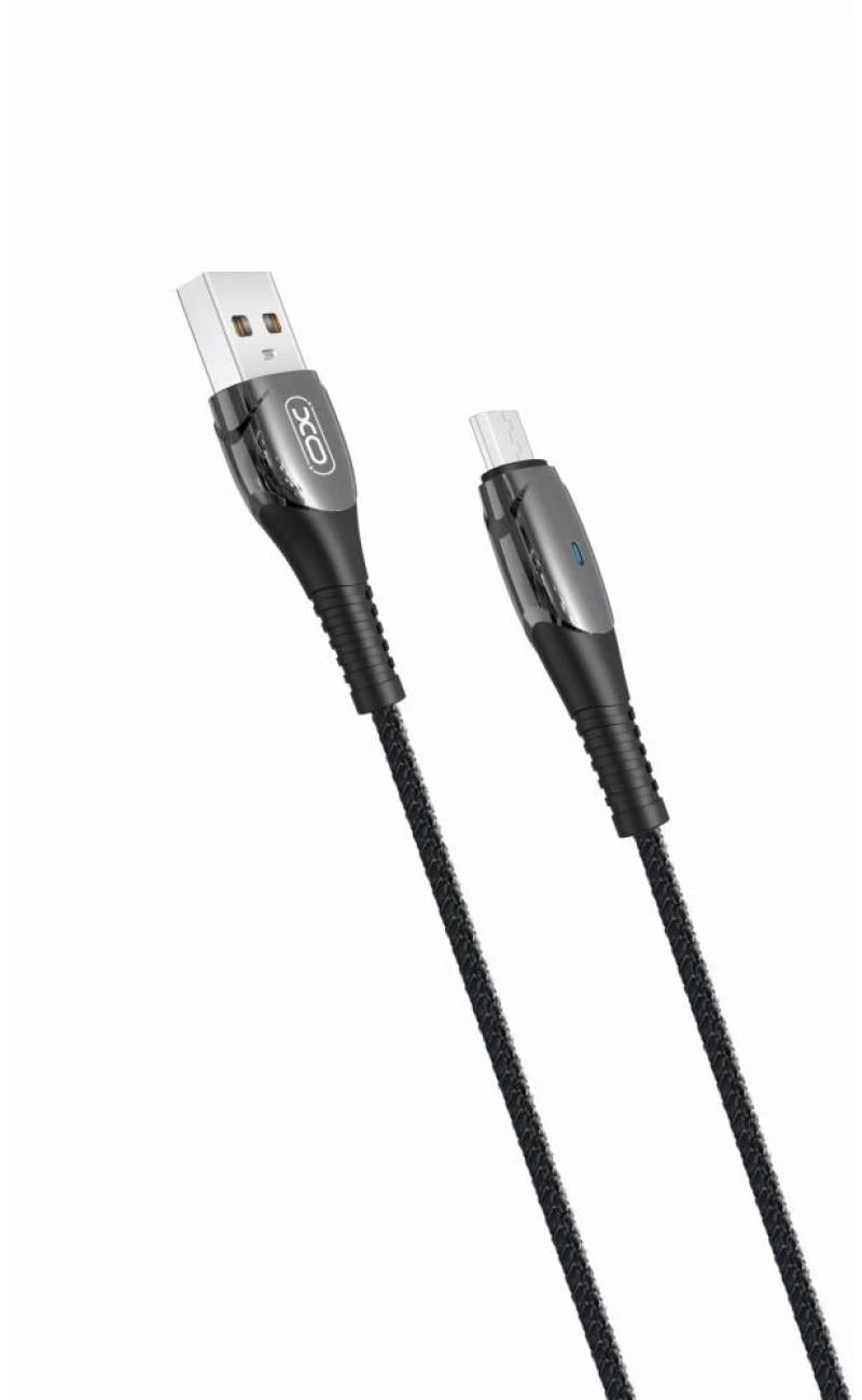 XO NB145 Intelligent Power Off USB to Micro-USB Cable 1m, Black