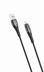 XO NB145 Intelligent Power Off USB to Micro-USB Cable 1m, Black