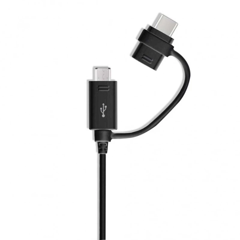 Samsung Samsung - Charging Cable (EP-DG950DBEGWW) - USB to Micro-USB, Type-C, 1.5m - Black (Bulk Packing) 8596311029448