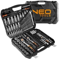 NEO 10-076 Σετ Καστάνια με Καρυδάκια 1/2" και 1/4" και 3/8" 219τ.