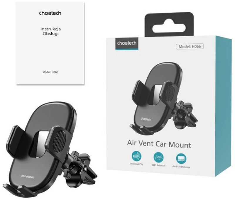 Choetech Magnetic car holder Choetech H066 (black) 045834 6932112103703 H066