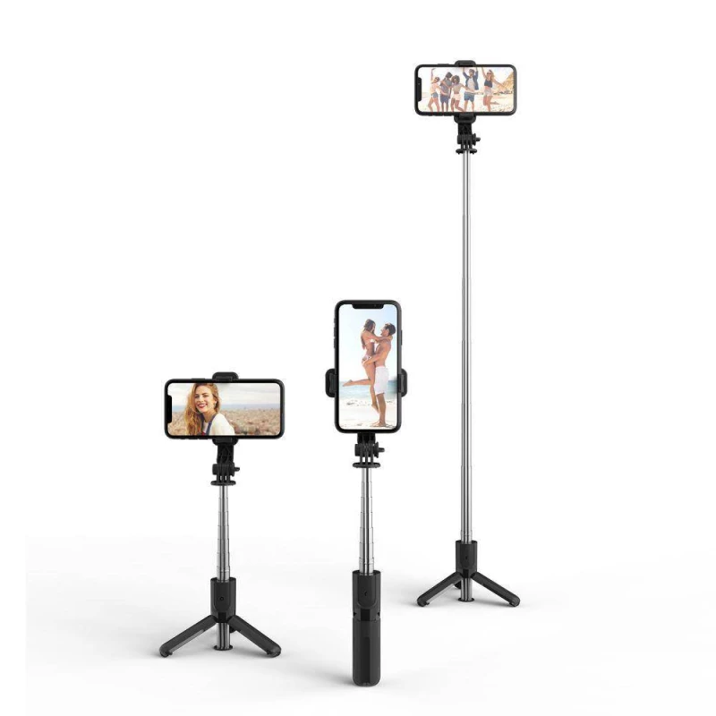 Selfie Stick / Tripod Bluetooth Multifunction Photo Stick Tech-Protect L02S black
