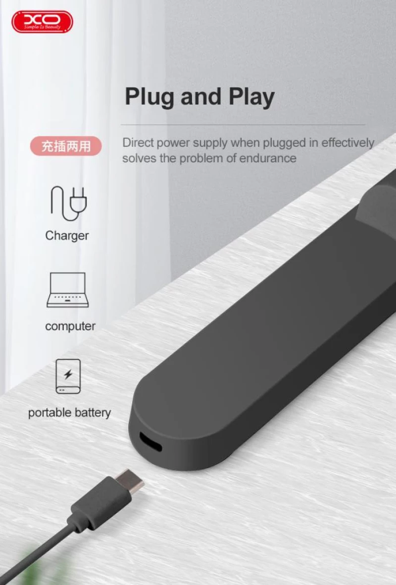 XO YH08A ΛΑΜΠΑ LED, 1200mAh