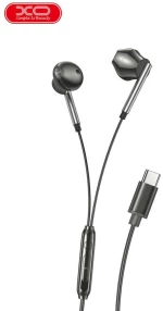 XO EP66 Crescent Ακουστικά USB-C, Μαύρα