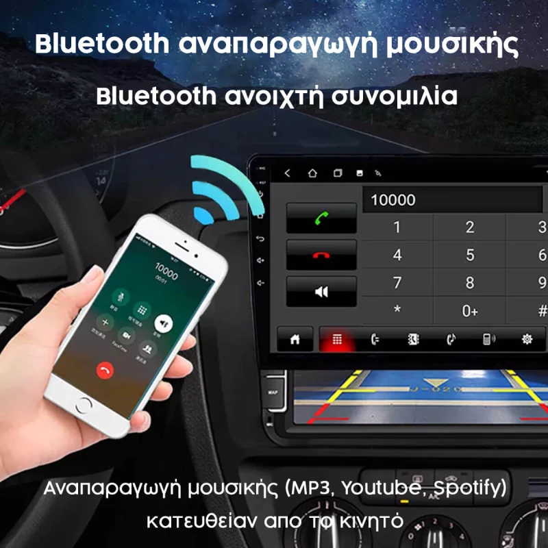 Ηχοσύστημα Αυτοκινήτου Mercedes Benz 2DIN (USB/WiFi) με Οθόνη 10" PS-112868