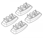 OPEL MERIVA 05/10+ KIT ΑΚΡΑ (ΠΟΔΙΑ) ΓΙΑ ΜΠΑΡΕΣ NORDRIVE N21136