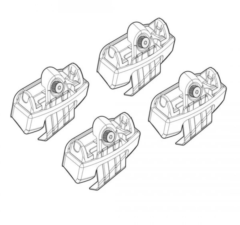 KIA PICANTO 5D 5/11+ KIT ΑΚΡΑ (ΠΟΔΙΑ) ΓΙΑ ΜΠΑΡΕΣ NORDRIVE N21167