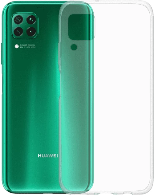 Θήκη σιλικόνης No brand, για το Huawei P40 Lite, Slim, Διαφανής - 51707