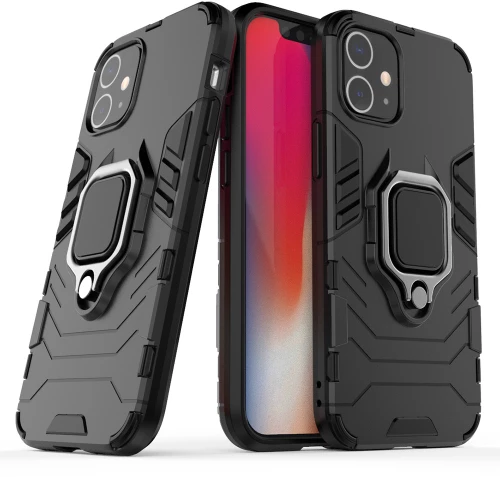 Techsuit - Silicone Shield - iPhone 12 Mini - Black
