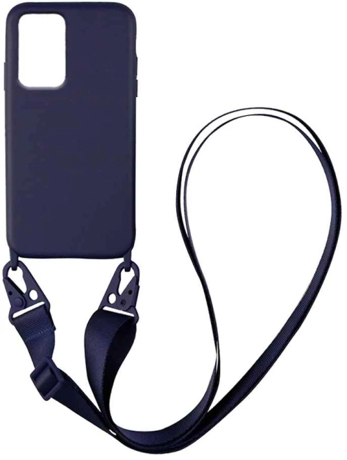 Θήκη CarryHang Liquid Silicone Strap Samsung Galaxy A53 5G Μπλε Σκούρο - My Colors - Μπλε Σκούρο - Galaxy A53 5G