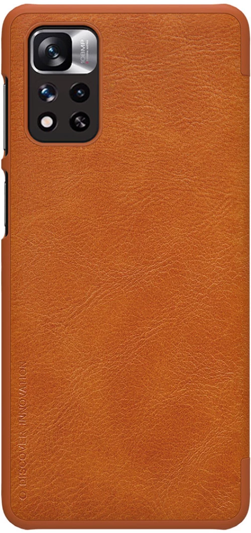 Nillkin - Qin Leather Case - Xiaomi Redmi Note 11 Pro+ 5G - Brown