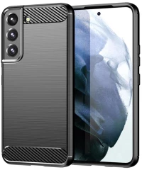Techsuit - Carbon Silicone - Samsung Galaxy S22 Plus - Black