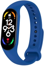 Aνταλλακτικό Λουράκι Σιλικόνης για Xiaomi Mi Band 5/6/7 - Blue OEM