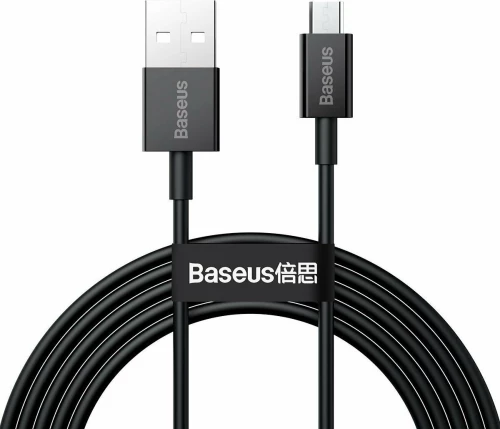 Baseus® Superior Series Regular USB 2.0 to micro USB Cable 1m - Μαύρο