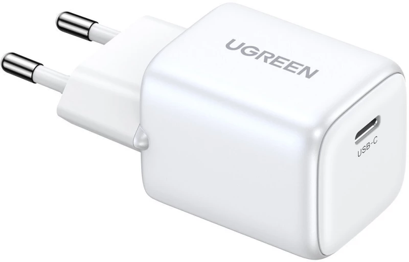 Ugreen® CD318 Nexode Φορτιστής Γρήγορης Φόρτιστης με Θύρα USB-C 20W- White