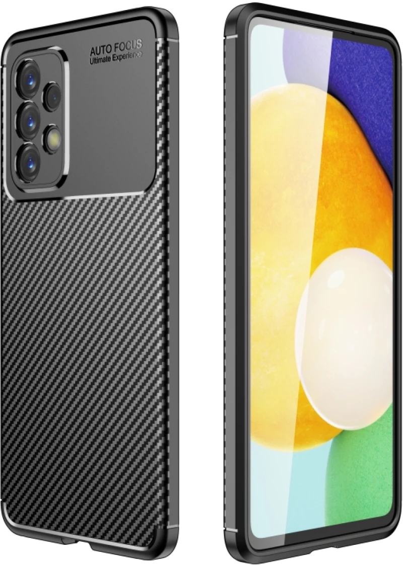 Carbon Fiber Texture Θήκη Για Samsung Galaxy A73 5G - Mαύρη OEM
