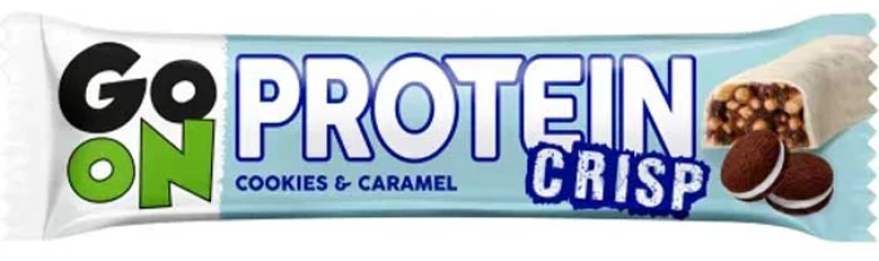 Go On Protein CRISP bar 50gr - Sante / Μπάρα Πρωτεΐνης 20% - Cookies and Caramel