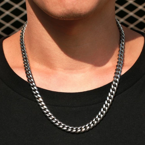 Ατσάλινη Αλυσίδα Λαιμού CH16 Silver
