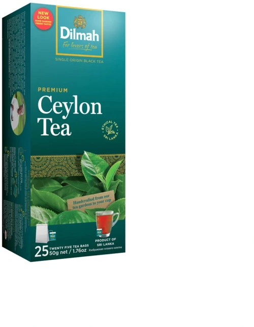 Τσάι Μαύρο Dilmah Premium Ceylon Black Tea 25 Wrapped Tea Bags 50g
