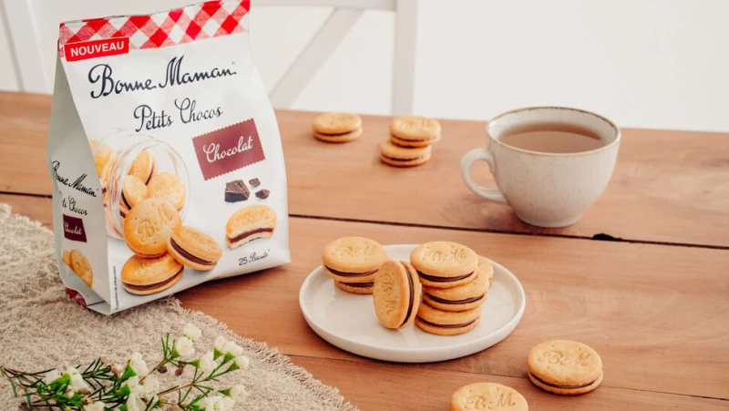 Μπισκότα Μίνι Με Γέμιση Σοκολάτας Bonne Maman Petits Chocos Chocolat 250g