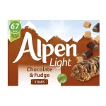 Μπάρες Δημητριακών Alpen Muesli Light Chocolate And Fudge 5x19g