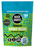 Σνακ Κουκιά Με Επικάλυψη Γεύση Μοσχάρι Noisy Snacks Coated Broad Beans Beef Brisket 100g
