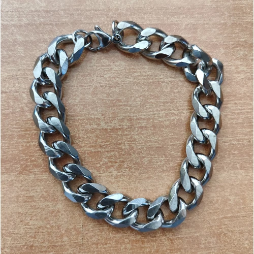 Ανδρικό ατσάλινο minimal βραχιόλι 11mm