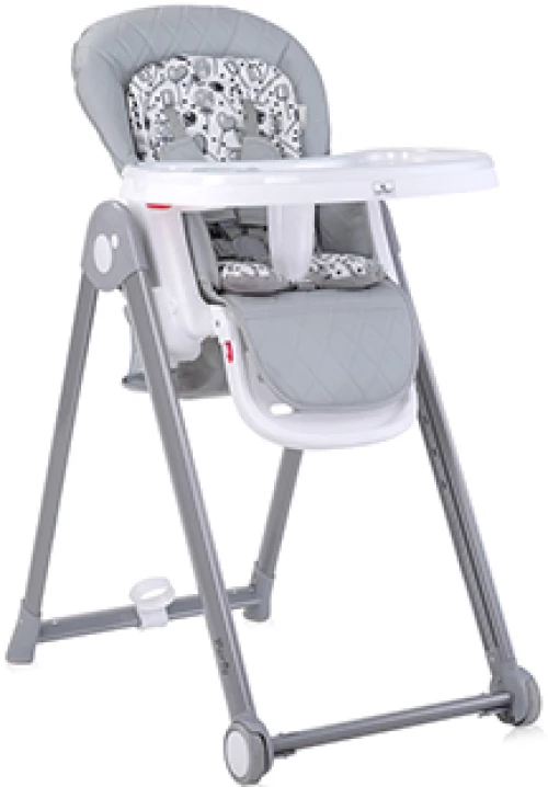 Loreli PARTY καρεκλάκι φαγητού gray leather 10100372325