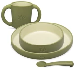INTERBABY ΠΑΙΔΙΚΟ ΣΕΤ ΦΑΓΗΤΟΥ OLIVE GREEN 8435690612097
