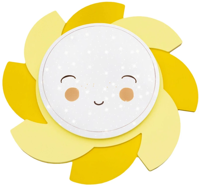 Φωτιστικό Τοίχου LED Κίτρινο Ήλιος Sun Siri Starlight Smile