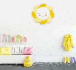 Φωτιστικό Τοίχου LED Κίτρινο Ήλιος Sun Siri Starlight Smile