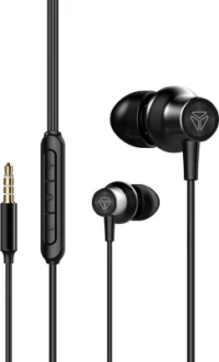 YENKEE YHP 405BK HI-RES In Ear Ακουστικά με Μικρόφωνο, 3.5mm, Μαύρα