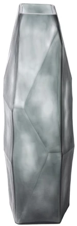 ROCHE GREY ΒΑΖΟ ΓΥΑΛΙ ΓΚΡΙ 20,5x15xH38cmINTHEBOX
