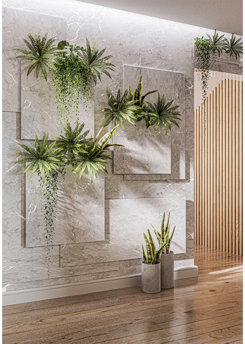 BOSTON FERN ΤΕΧΝΗΤΟ ΦΥΤΟ POLYESTER PE/PP ΠΡΑΣΙΝΟ H36cmINTHEBOX