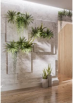 BOSTON FERN ΤΕΧΝΗΤΟ ΦΥΤΟ POLYESTER PE/PP ΠΡΑΣΙΝΟ H36cmINTHEBOX