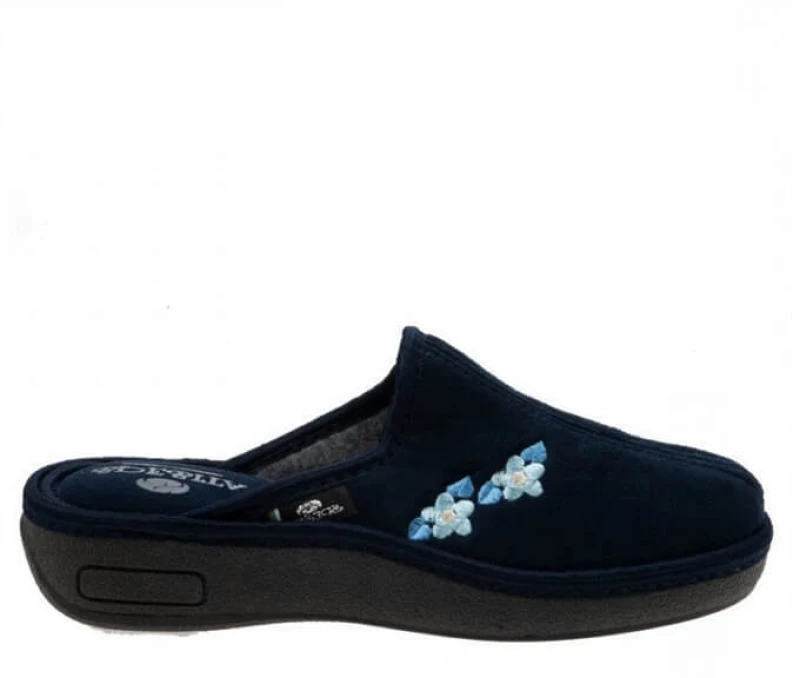 Γυναικεία παντόφλα δίσολη σε μπλε Spesita 2101