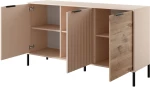 Μπουφές Rave Μπεζ+φυσικό Viking 153x82x40cm