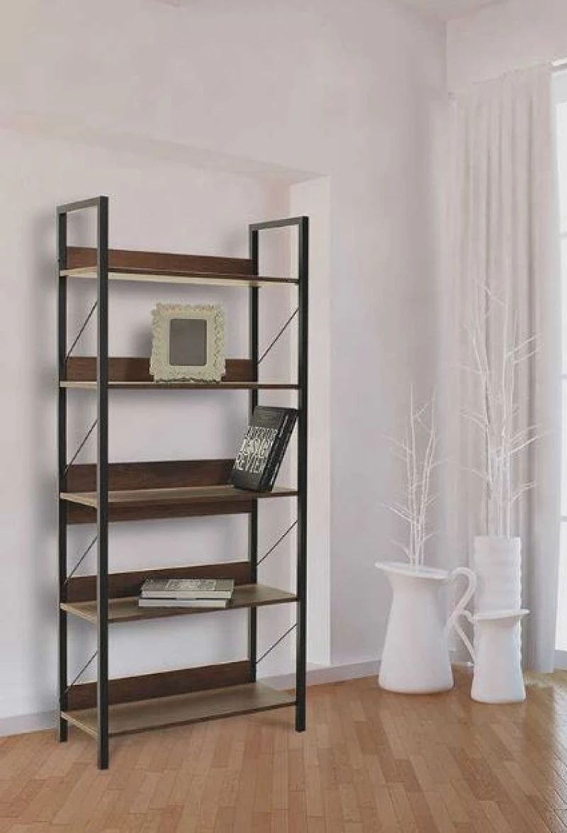 Βιβλιοθήκη Connect Καρυδιά  73x172x35cm