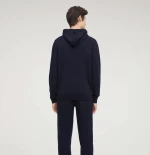 Aspesi Hooded Wool Sweatshirt Navy