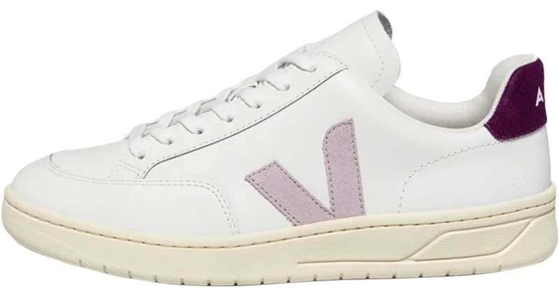 Ανδρικά Veja V-12 Leather Extra White Parme Magenta