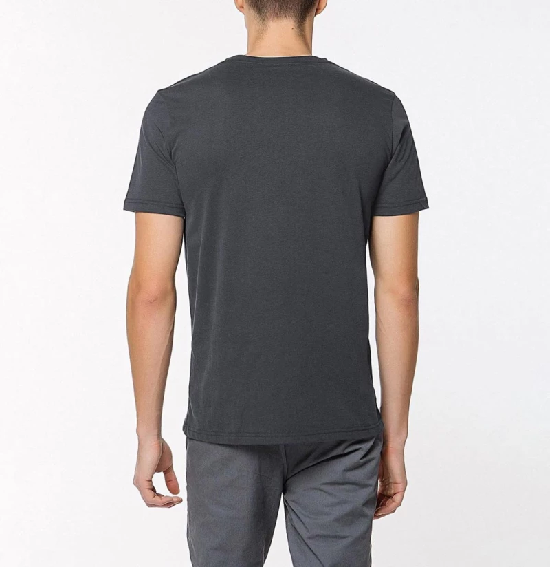 The Project Garments Crewneck Organic Cotton T-shirt Asphalt