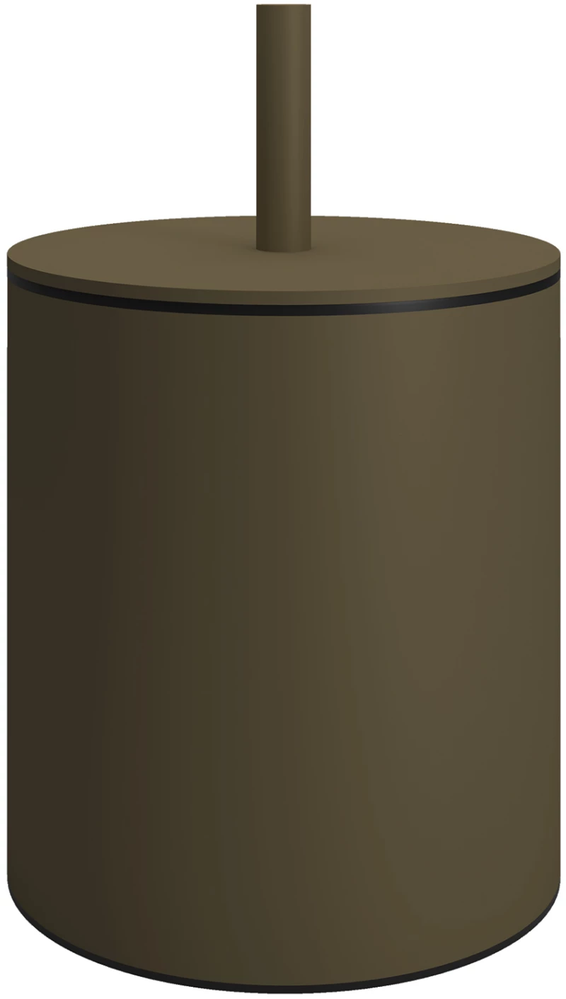 Χαρτοδοχείο 5 Lit - Matt Light Bronze, Matt Light Bronze, Pam & Co, Ø20 x H35 (cm), 139-963
