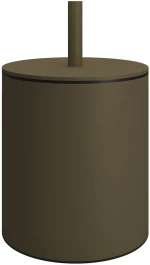 Χαρτοδοχείο 5 Lit - Matt Light Bronze, Matt Light Bronze, Pam & Co, Ø20 x H35 (cm), 139-963