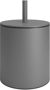 Χαρτοδοχείο 5Lit - Matt Concrete Grey, Matt Concrete Grey, Pam & Co, Ø20 x H35 (cm), 139-163