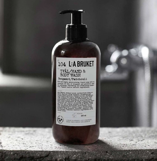LA Bruket Hand and Body Wash Bergamot and Patchouli