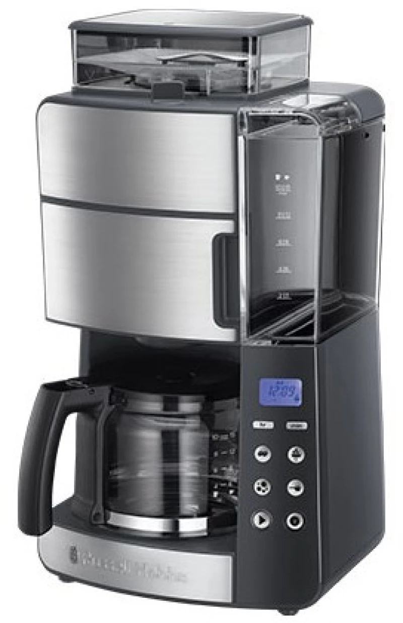 Russell Hobbs Grind and Brew Glass Carafe Fully-auto Combi coffee maker 1.25 L
